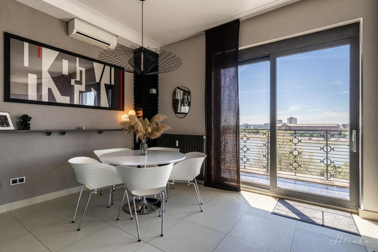בודפשט Orangehomes 130 M2 Apt With Fantastic View To River Danube מראה חיצוני תמונה