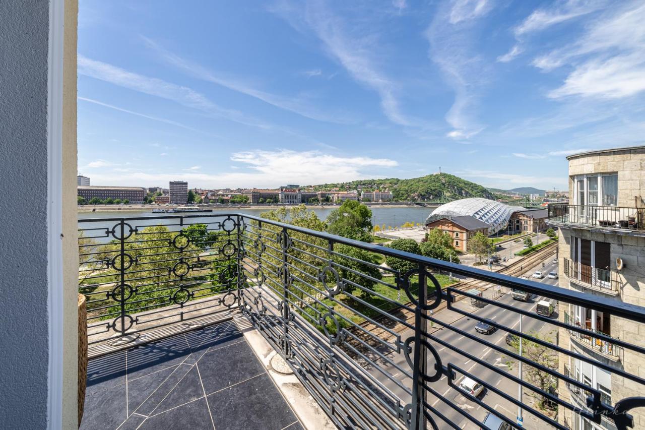 בודפשט Orangehomes 130 M2 Apt With Fantastic View To River Danube מראה חיצוני תמונה