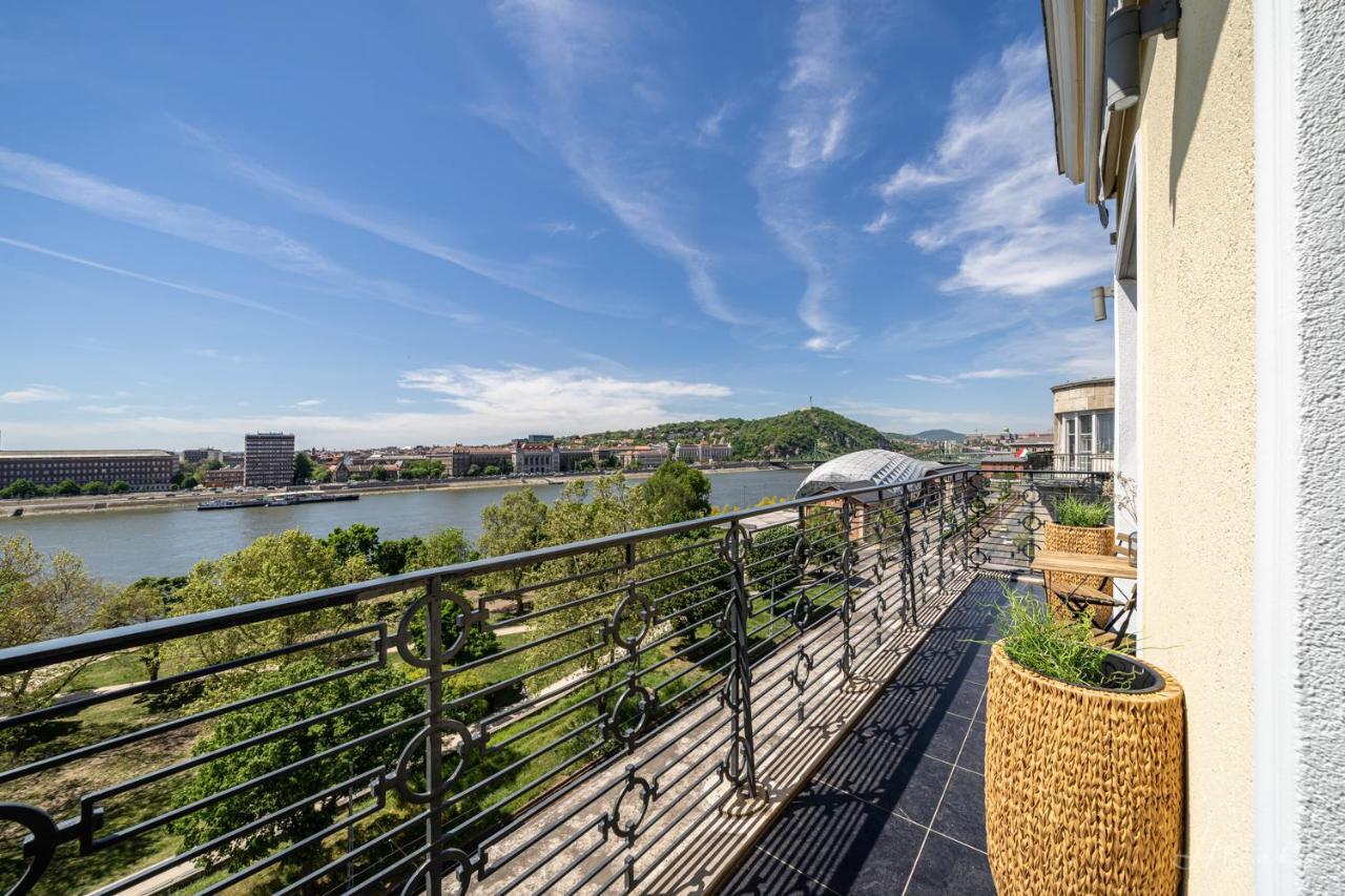 בודפשט Orangehomes 130 M2 Apt With Fantastic View To River Danube מראה חיצוני תמונה